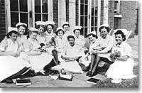 Trainee Midwives at Derby City Hospital, 1953