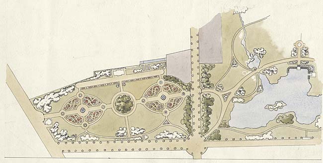 Plan of Hanley Park