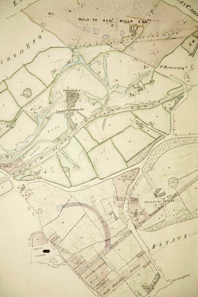 Plan of the Horsley Estate, Tipton