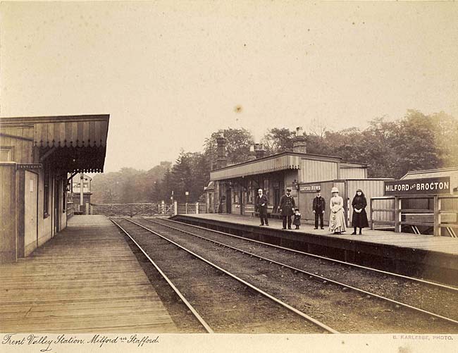 Photograph of Milford Station on the Trent Valley Railway