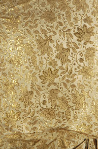 Gold dress 1950 detail