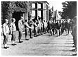 US officers and men outside the Clocktower Building, c. 1942 - 4 image link