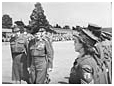 Field Marshal Montgomery inspects member of the ATS  image link