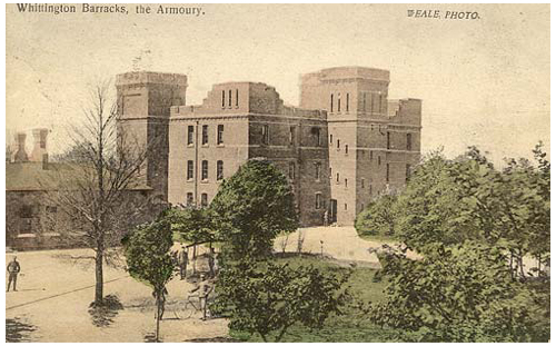 An early 20th Century postcard of the "Keep" image