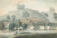 Wolseley Bridge depicted after the flood damage of 1795